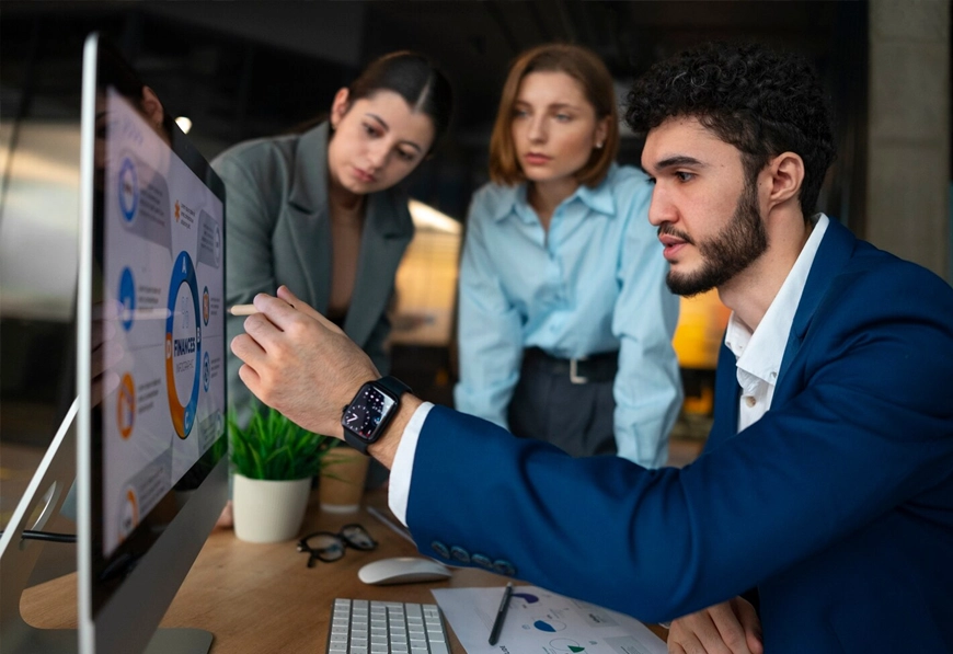 AIBN helps businesses with future projections and assessment.